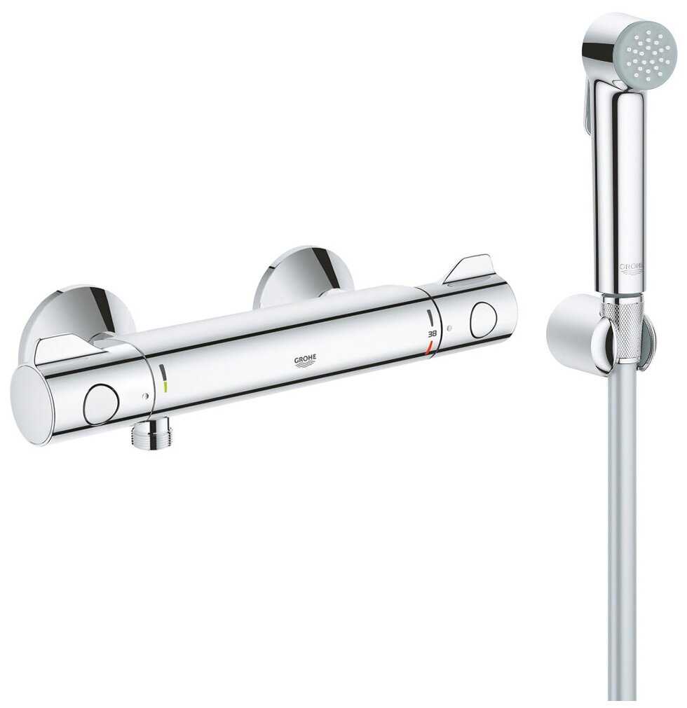 Душ гигиенический с термостатом 1 режим струи Grohe Grohtherm 800 3455826354