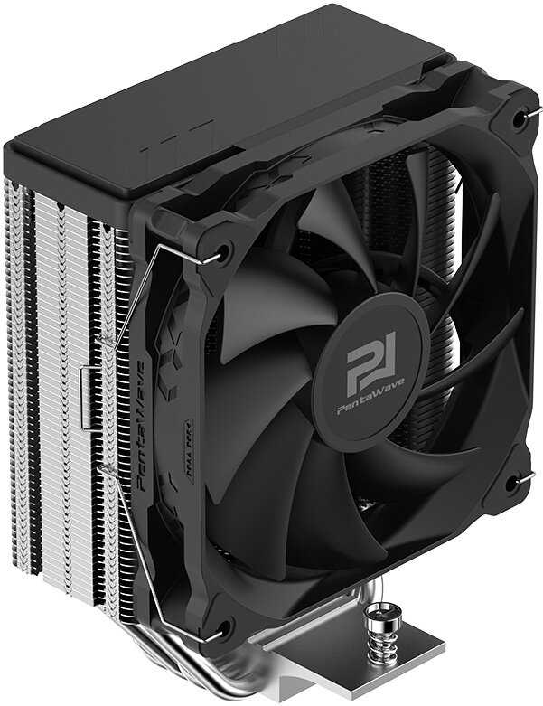 Вентилятор PentaWave PC-Z04C [LGA1700/1200/115X/1851/AM5/AM4, TDP 220W, 12-32,6dBa] [SRB]