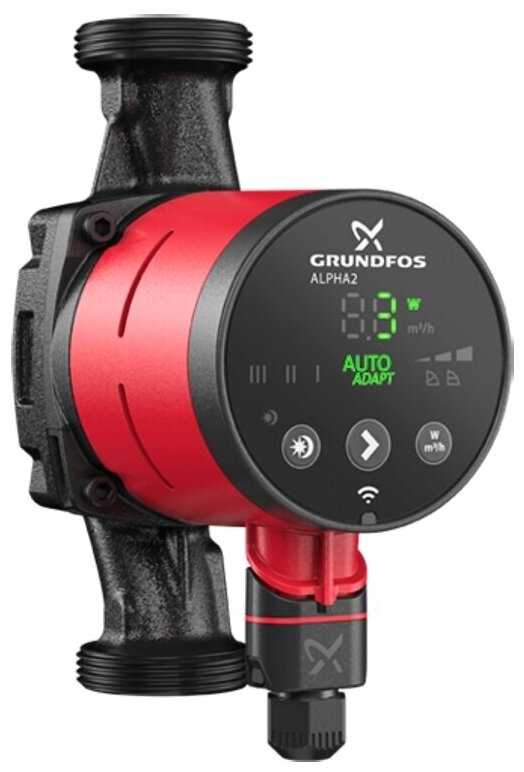 Насос Grundfos ALPHA2 25-60 180 (D) фотография 3