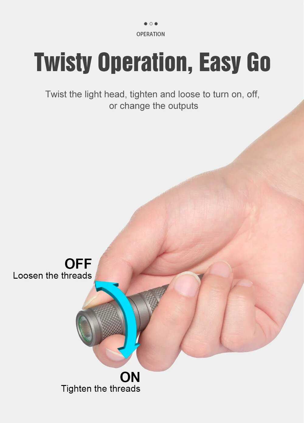 Фонарик Lumintop Silver Fox Titanium фотография 7