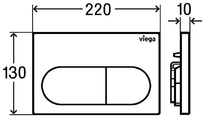 Кнопка смыва Viega Prevista Visign for Life 6 (8602.1) фотография 16