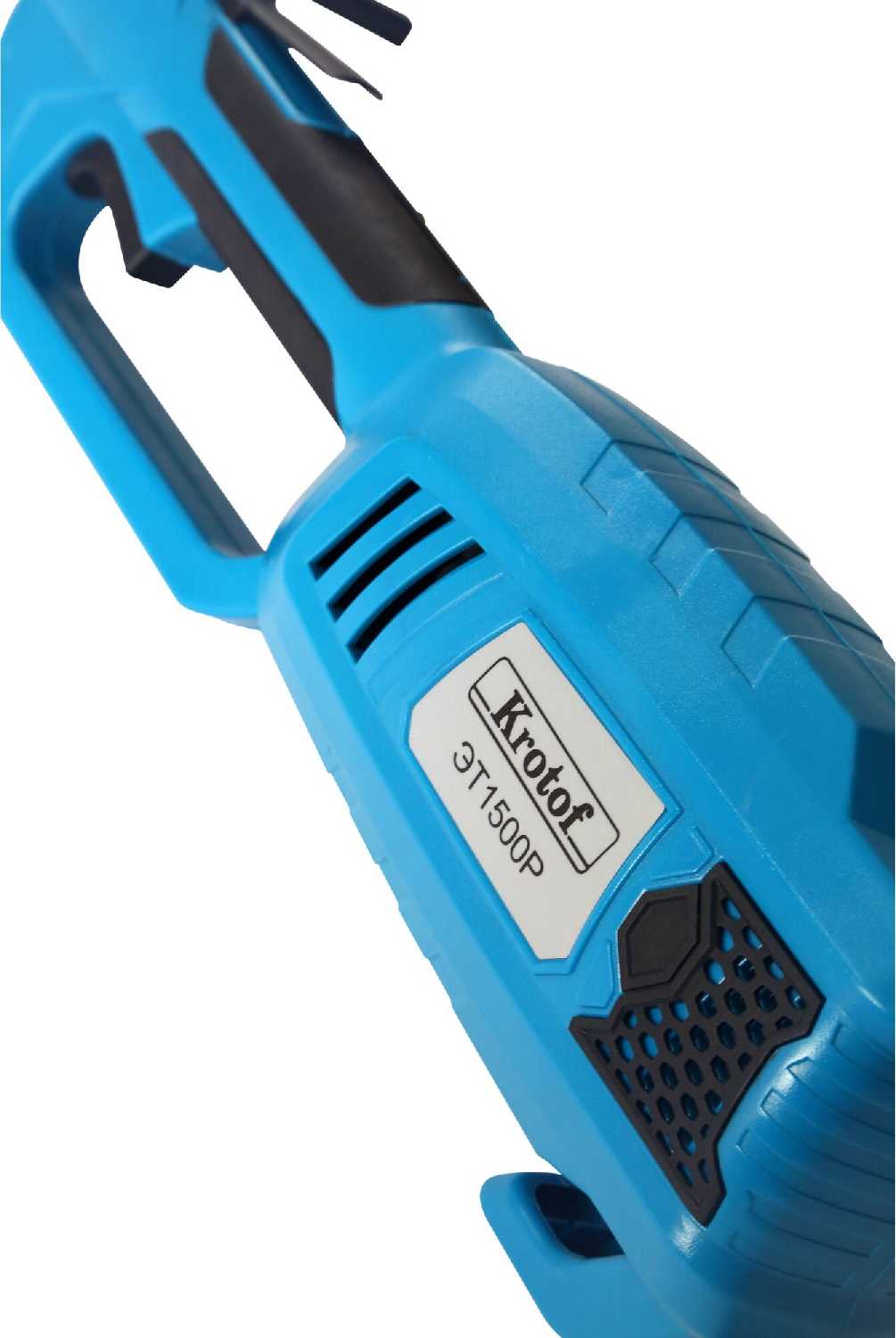 Триммер электрический Krotof Триммер ЭТ1500Р (1500 Вт, разъемная штанга, леска + нож 3 зуба) фотография 6