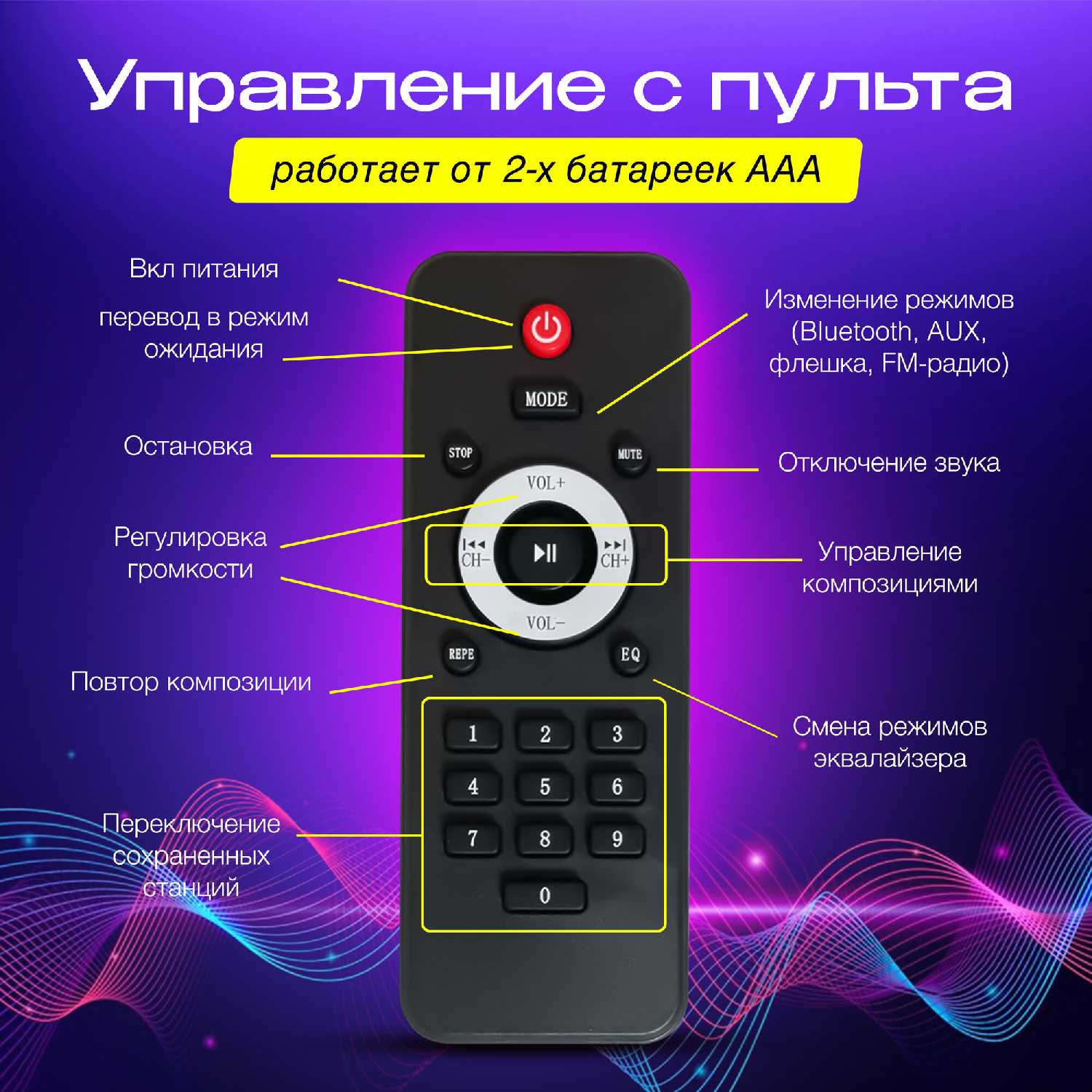 Беспроводная портативная колонка NOIR-audio PartyBox фотография 7