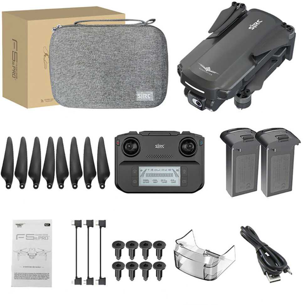 Квадрокоптер SJRC F5S Plus с подвесом и камерой 4K 5G GPS RTF (F5S 4K PRO+COMBO) фотография 9