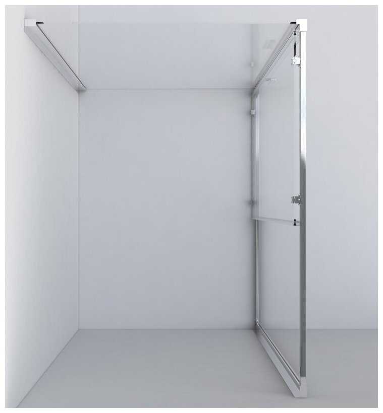 Душевой уголок Vincea Garda VSR-1G9015CL 150х90х190 профиль хром, стекло прозрачное фотография 2