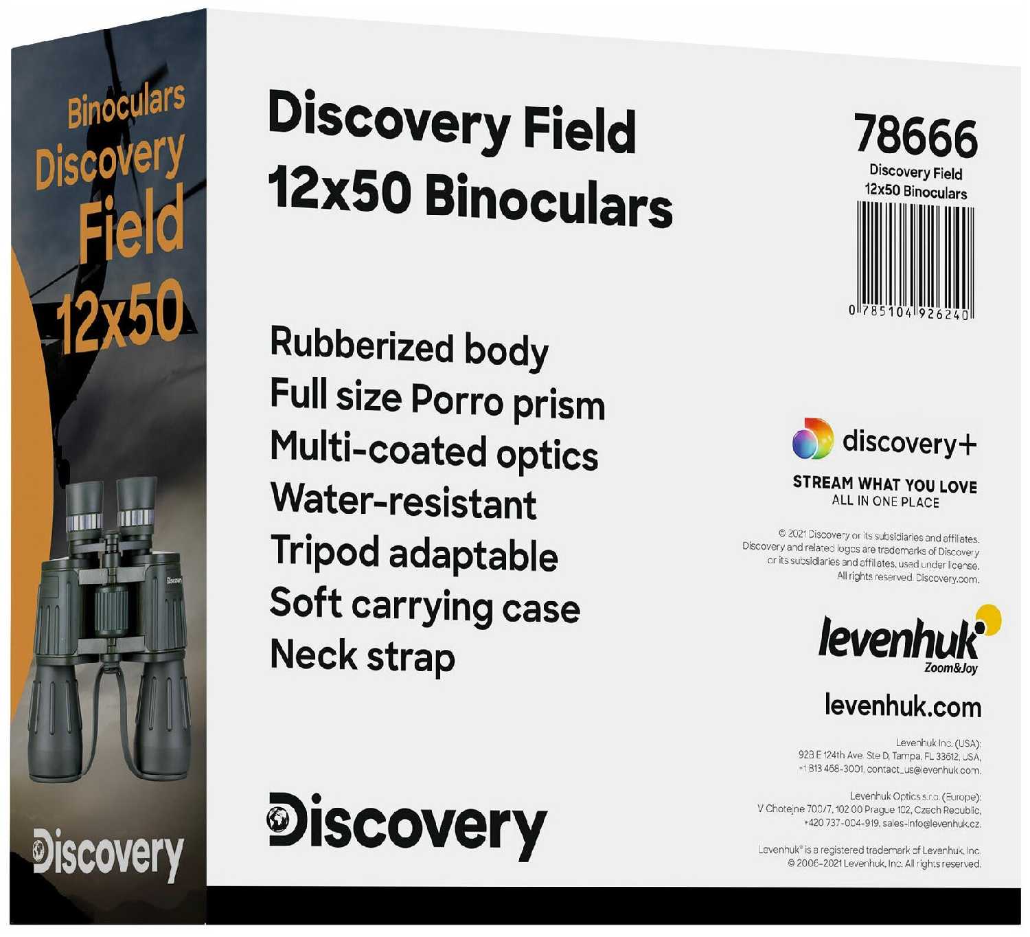 Бинокль Levenhuk Discovery Field 12x50 фотография 2