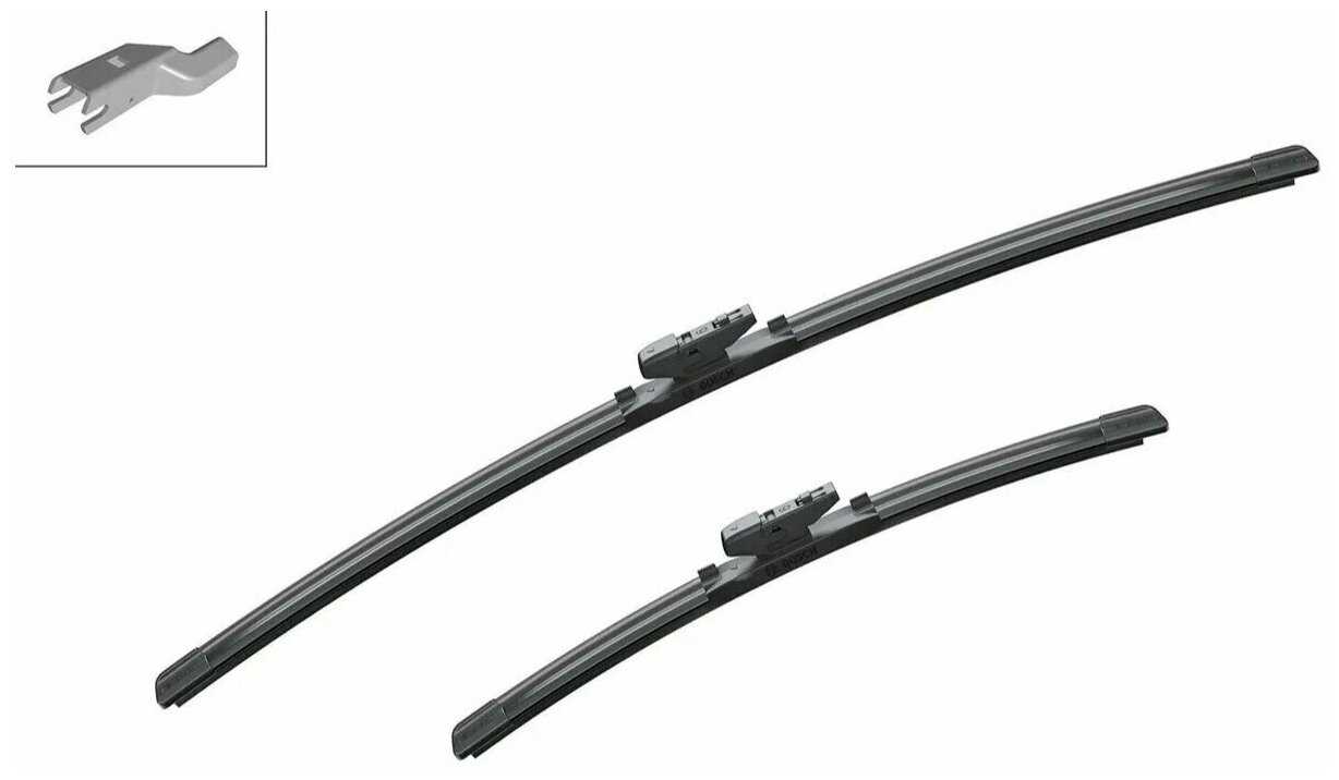Щетка стеклоочистителя бескаркасная Bosch Aerotwin A156S, 2 шт. фотография 6