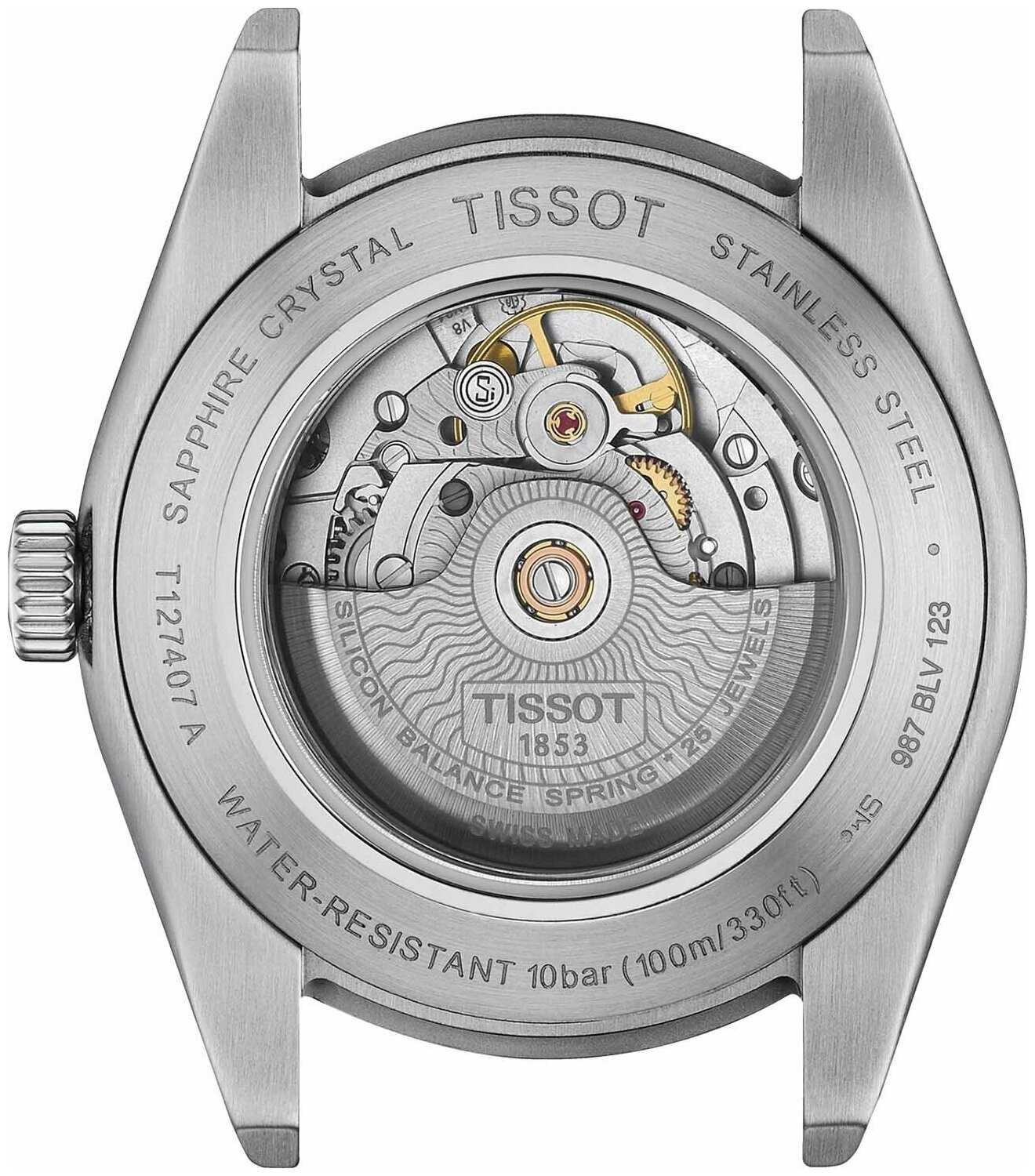 Наручные часы Tissot Gentleman Powermatic 80 Silicium T127.407.16.051.01 фотография 1