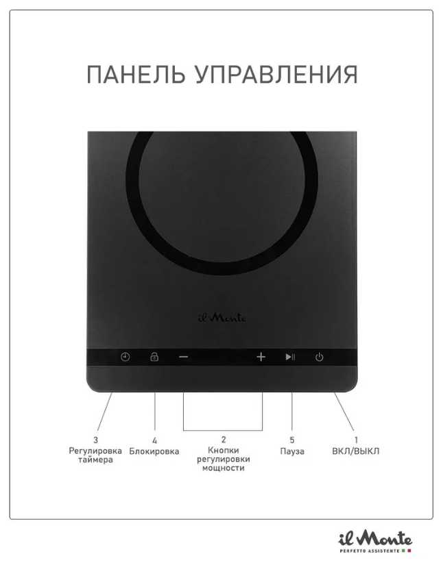 Индукционная плитка il Monte Индукционная плитка (TH-102-IH) фотография 5