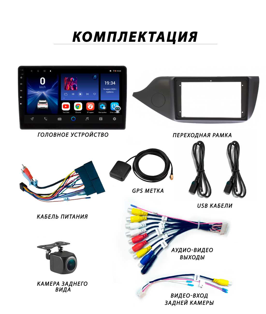 Магнитола Kia Ceed 2 (2012-2018) 4Гб+64Гб/Android/Carplay/кулер/Wi-Fi/Bluetooth/2din/штатная магнитола фотография 18