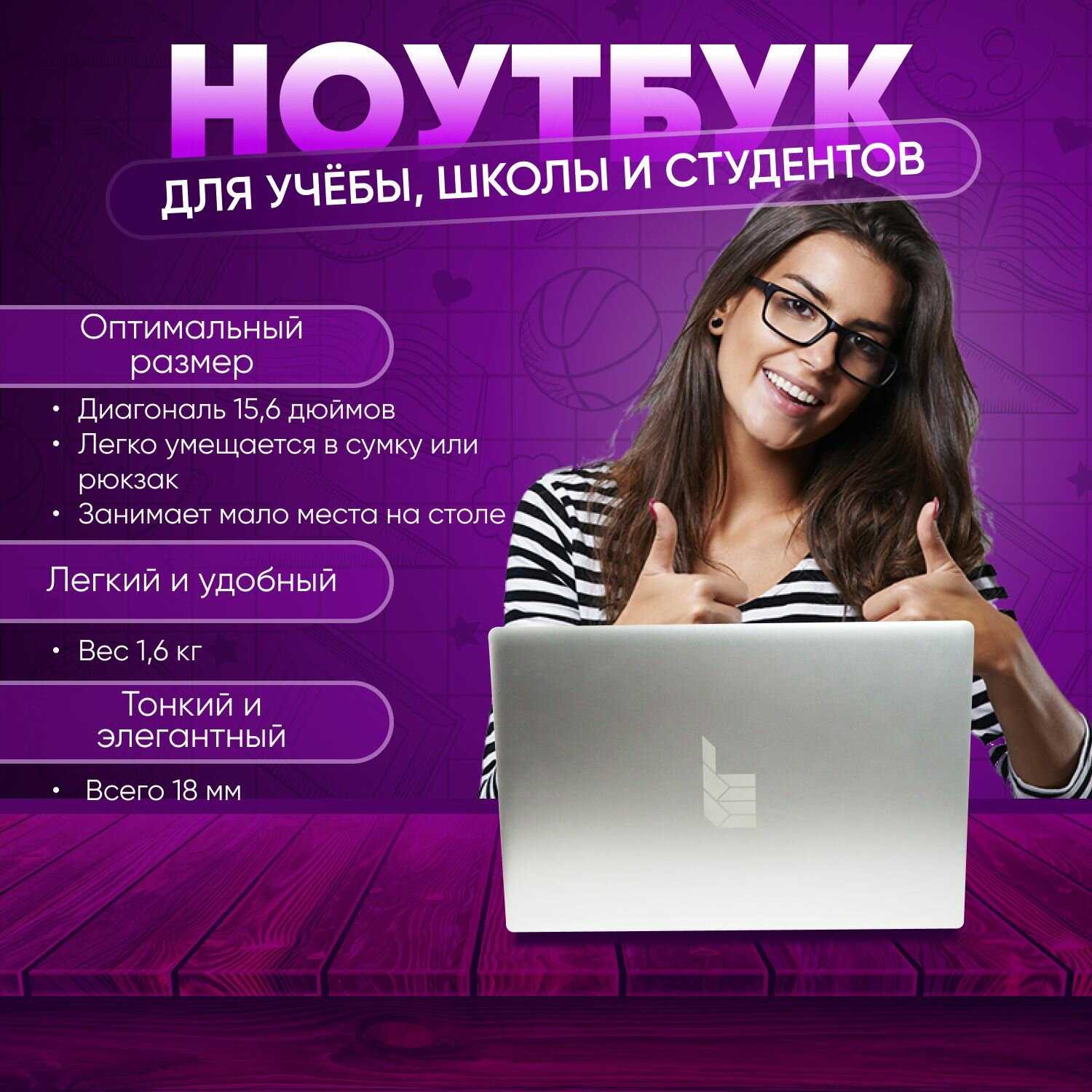 Ноутбук Like Smart Intel N5095, 16GB RAM, 512GB SSD, FullHD IPS 15.6' фотография 18