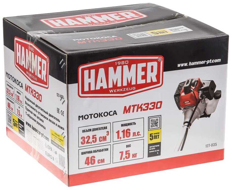 Триммер Hammer MTK330 (850 Вт, 46 см) фотография 5