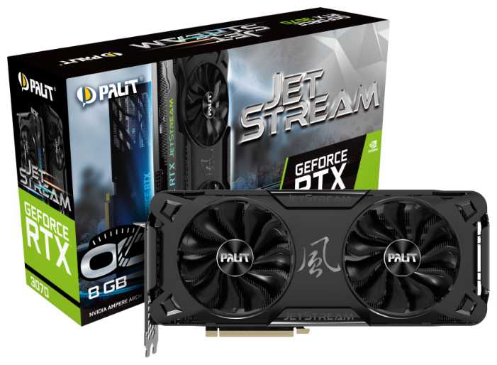 Видеокарта Palit GeForce RTX 3070 JetStream OC 8GB (NE63070T19P2-1040J) фотография 10