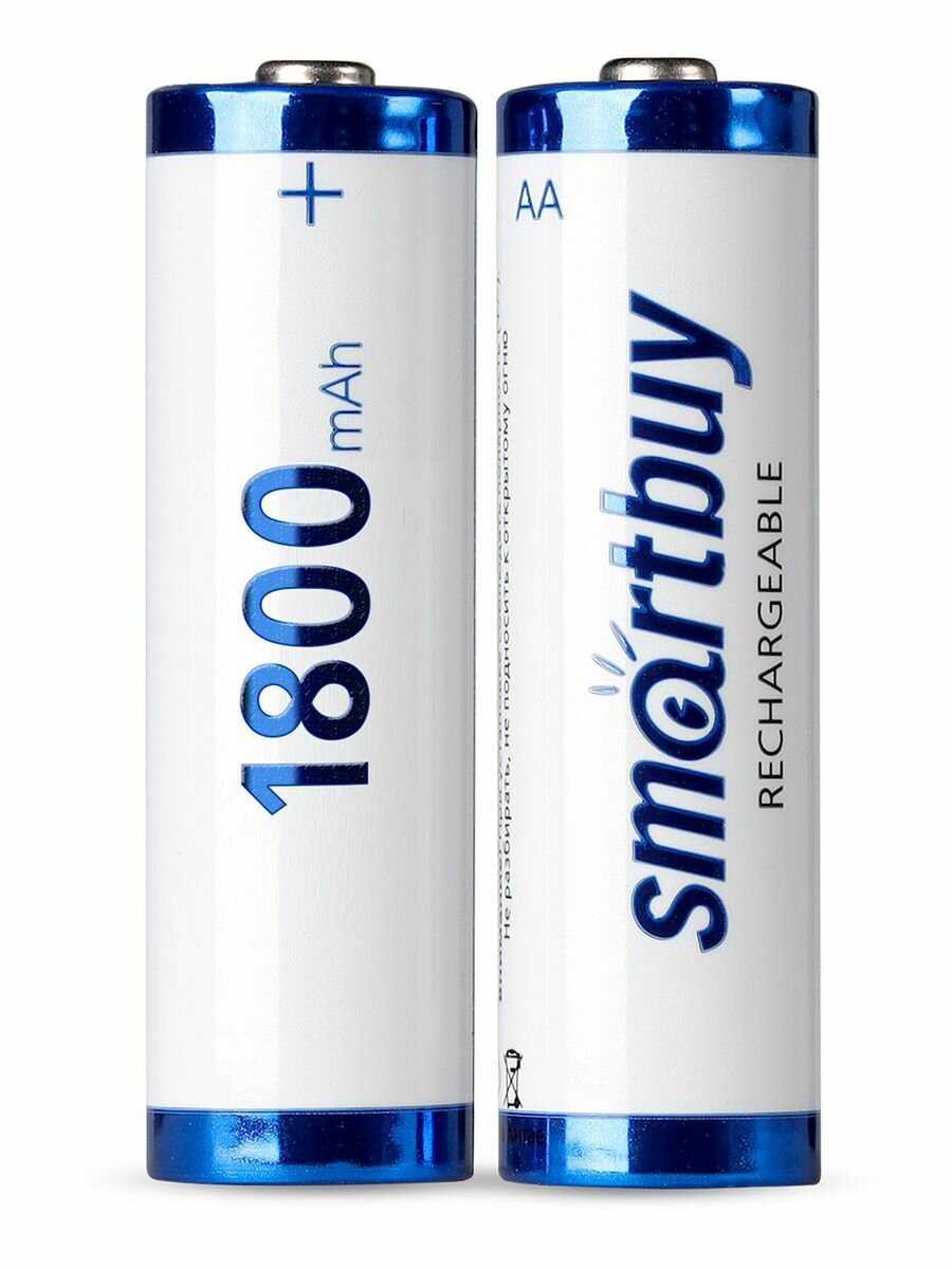 Аккумулятор Smartbuy AA/2BL 1800 mAh (SBBR-2A02BL1800) фотография 2