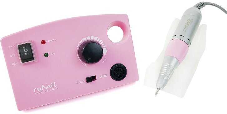 Машинка для маникюра RuNail PM-25000, 25000 об/мин, 10 W фотография 2