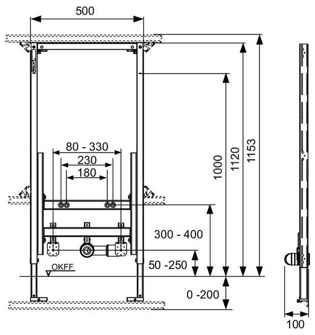 Рамная инсталляция TECE 9330000 фотография 2