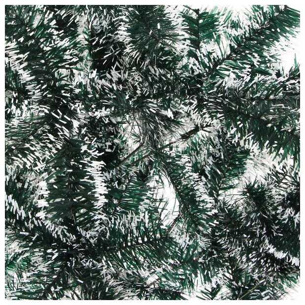 Ёлка «Метелица» 180 см, ПВХ белый иней (320 веток) фотография 3