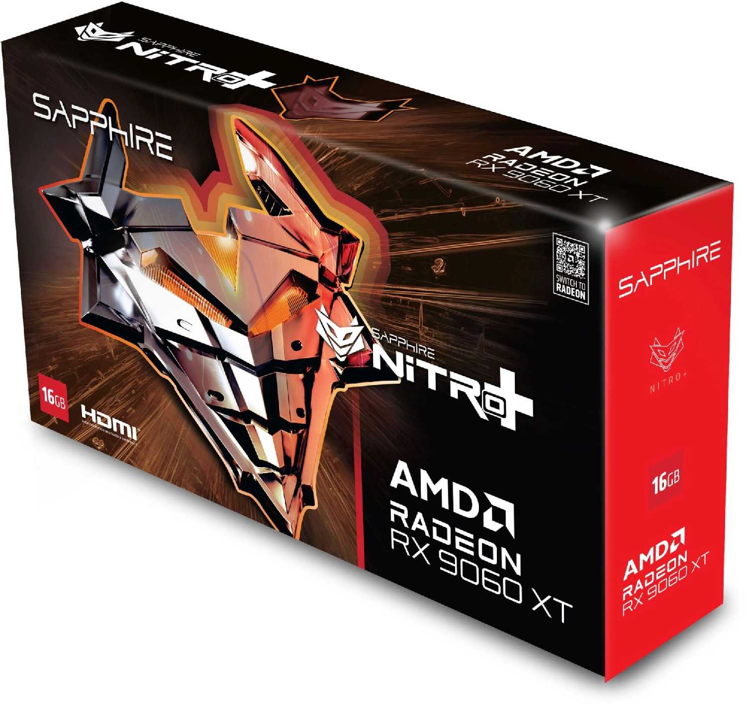 Видеокарта Sapphire NITRO+ RADEON RX 9060 XT GAMING OC [16GB] [11350-01-20G] фотография 6