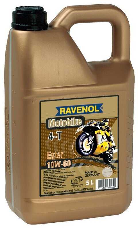 Синтетическое моторное масло RAVENOL Motobike 4-T Ester SAE 10W-60 фотография 6