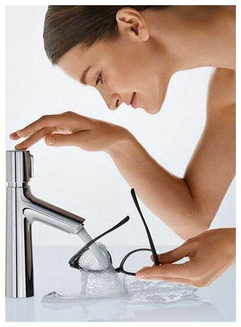 Смеситель для раковины (умывальника) hansgrohe Talis Select S 72040000, сенсорный фотография 14