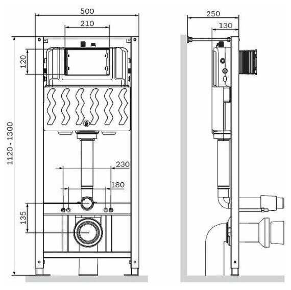Рамная инсталляция AM.PM Pro (I012704.7038) фотография 2