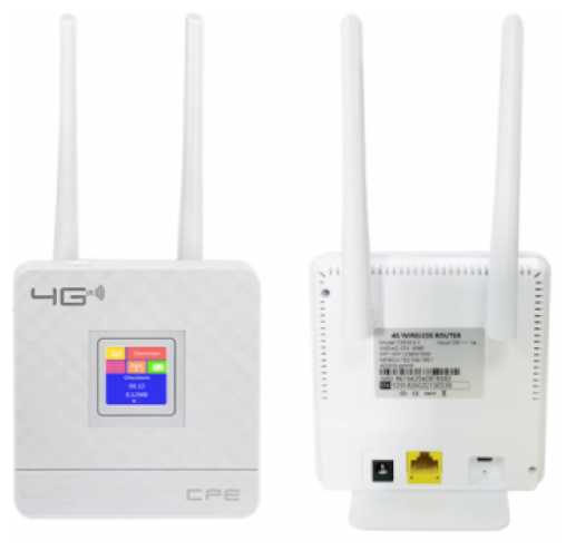 Tianjie CPF903 Роутер 3G/4G WiFi Белый с Антеннами 2*5Дб (Cat.4) фотография 1
