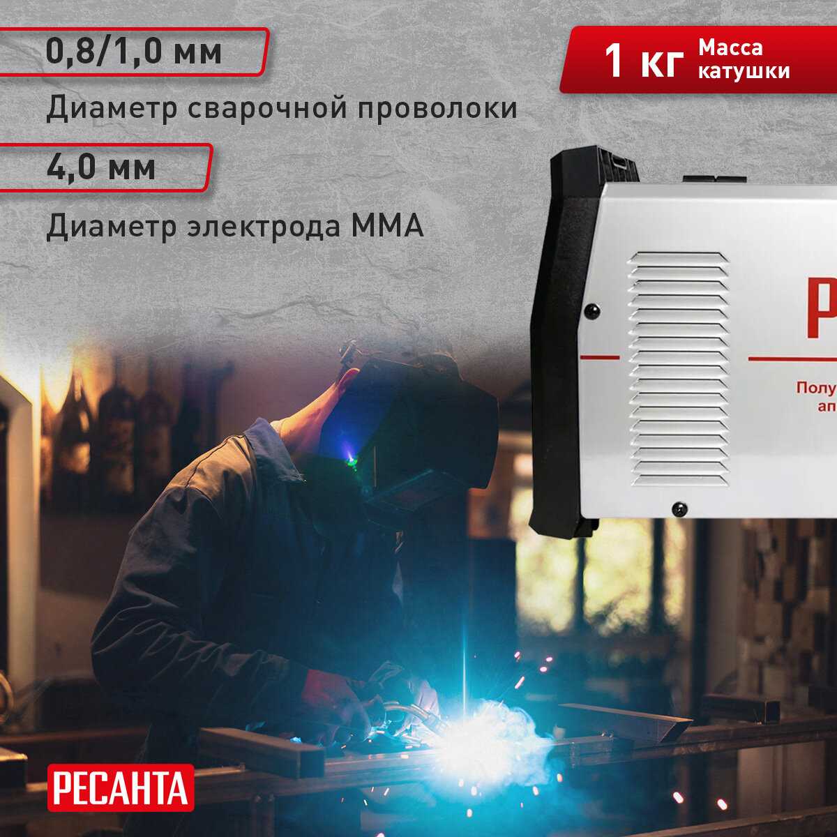 Сварочный полуавтомат Ресанта САИПА-160 (MPEX) фотография 15
