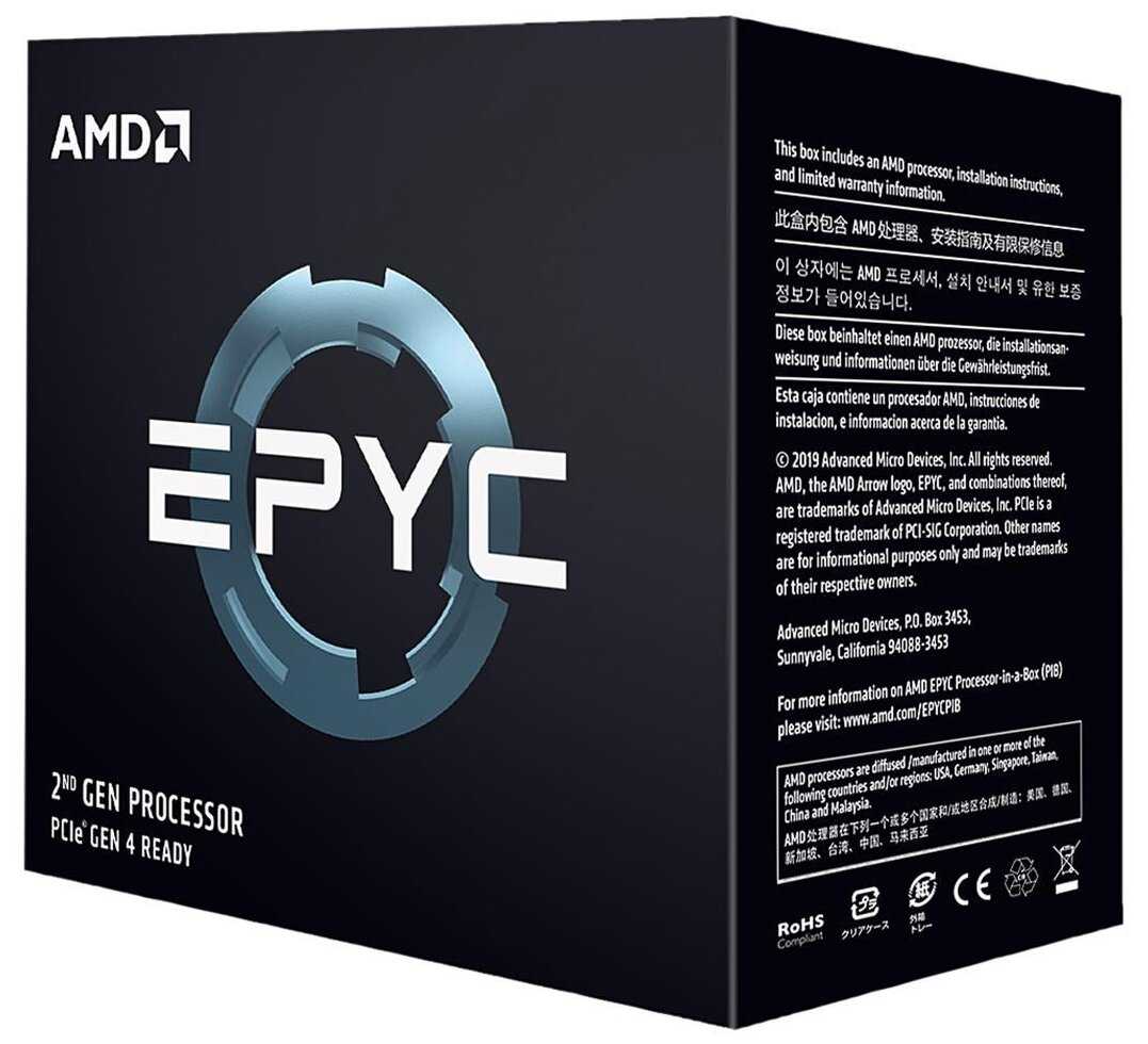 Процессор AMD EPYC 7453 SP3 LGA, 28 x 2750 МГц фотография 2