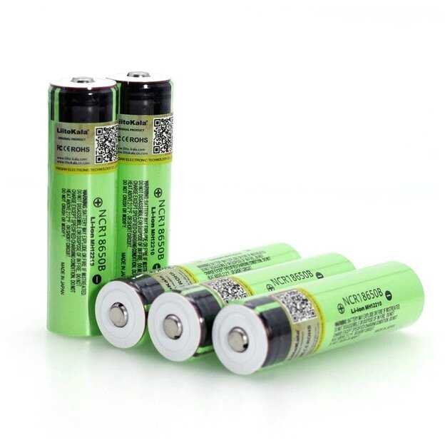 Аккумулятор Li-Ion 3400 мА·ч 3.7 В LiitoKala NCR18650B выпуклый на плюсе фотография 4