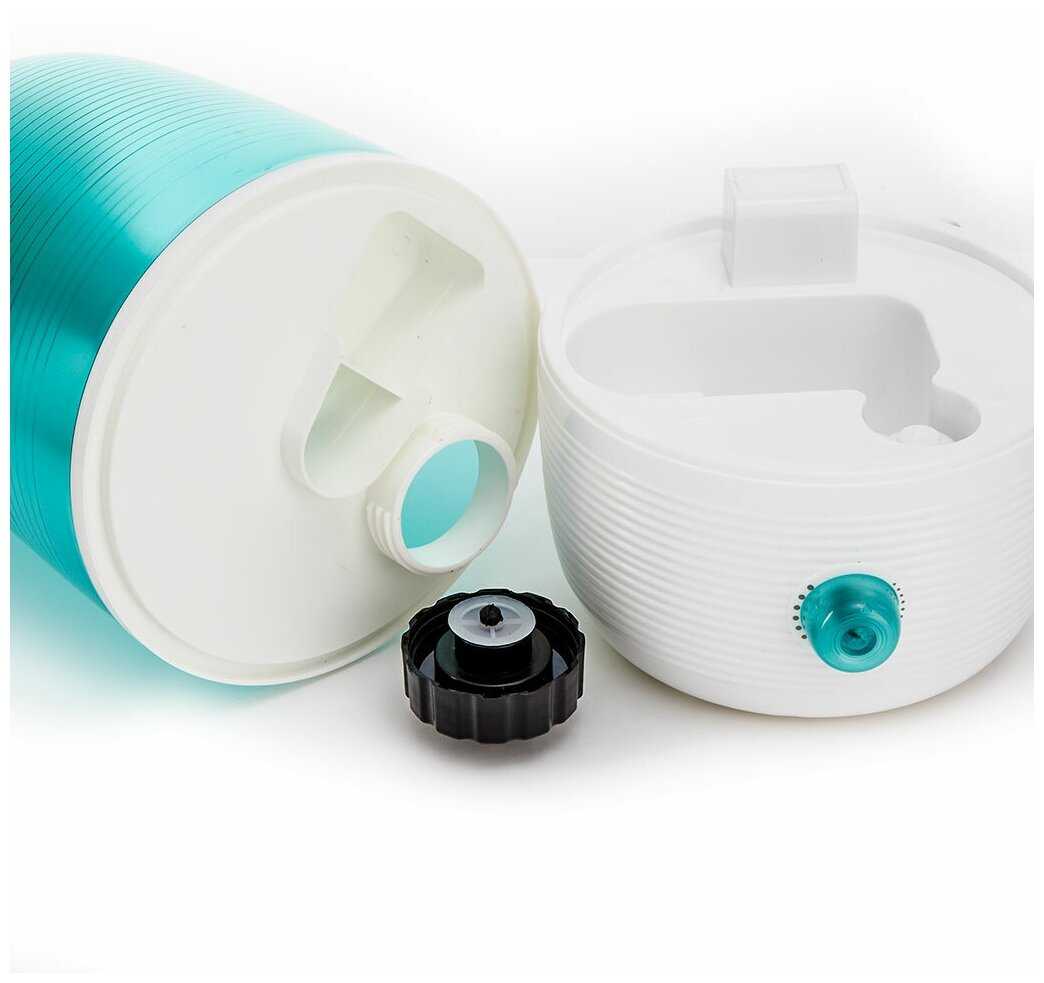 Увлажнитель воздуха ультразвуковой 23 Вт, 2,5 л DELTA DL-2600 белый с зеленым фотография 2