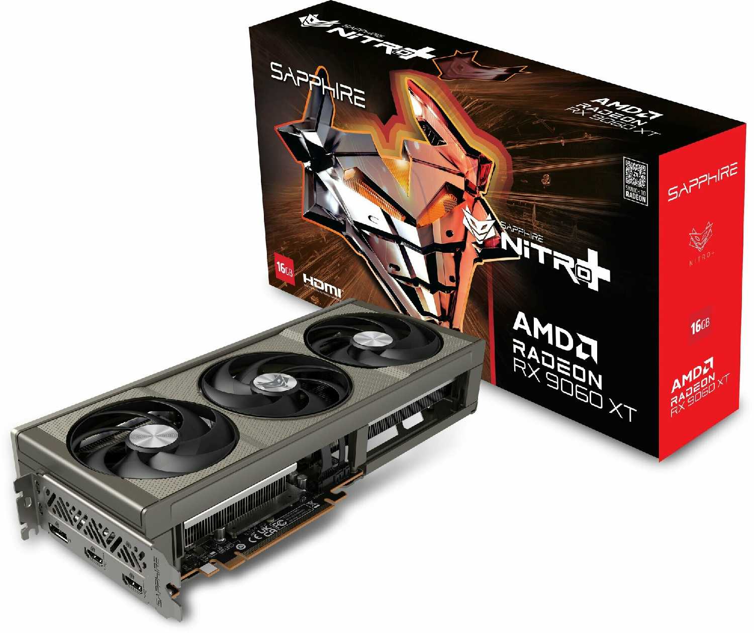 Видеокарта Sapphire NITRO+ RADEON RX 9060 XT GAMING OC [16GB] [11350-01-20G] фотография 5