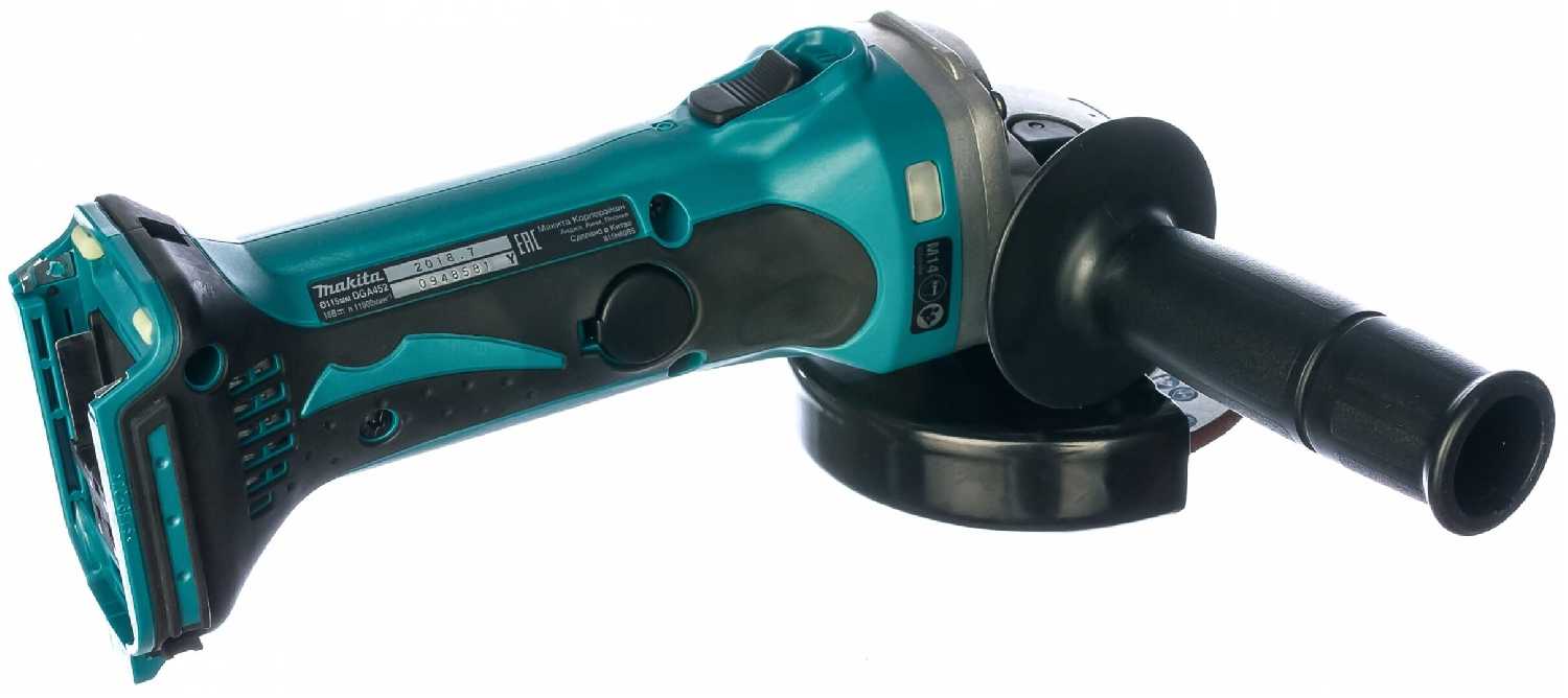 Аккумуляторная УШМ Makita DGA452Z (177270) фотография 3