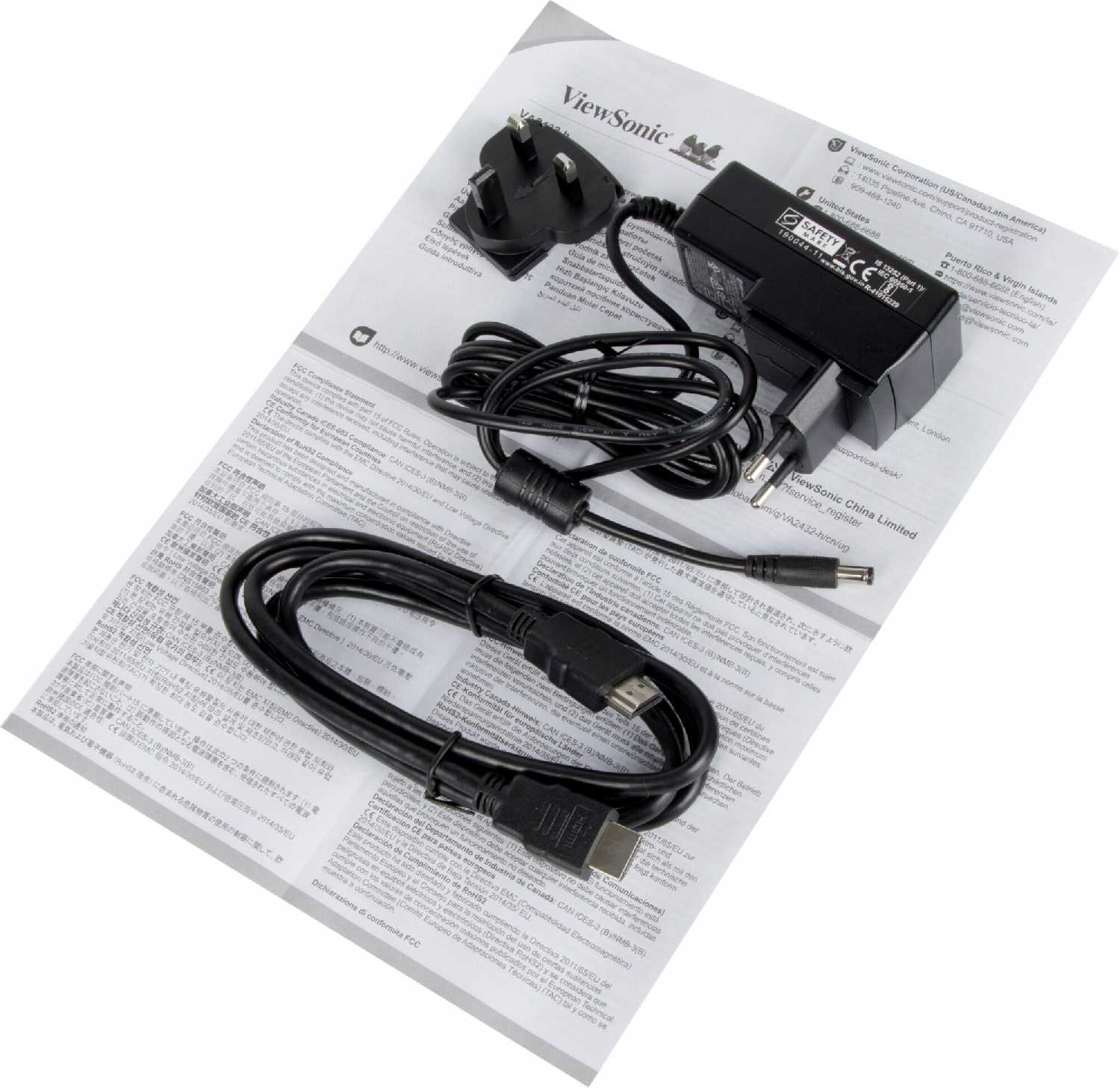 Монитор ViewSonic VA2432-mhd 23.8