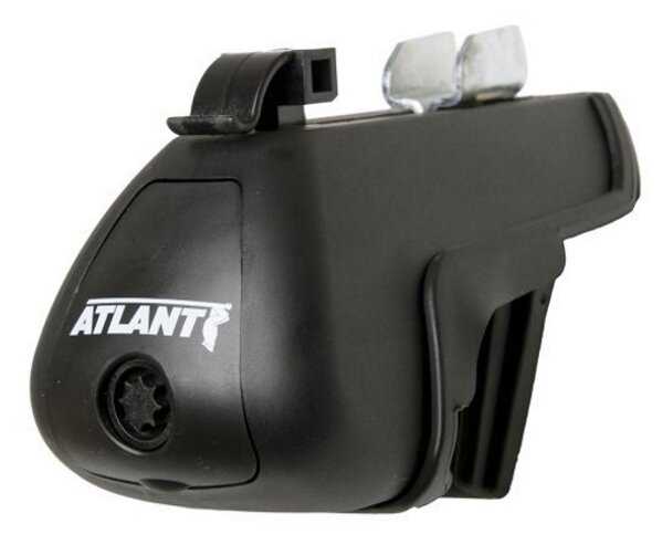 Багажник на крышу Atlant, 8827+8810, аэро дуги 1,1м на Шевроле Спарк 2005-2009 с рейлингами, арт:212128 фотография 6