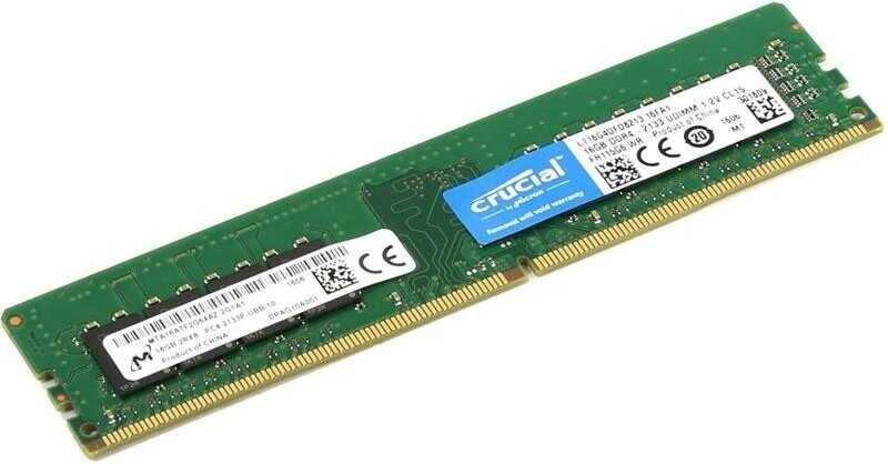 Оперативная память Crucial 16 ГБ DDR4 DIMM CL19 (CT16G4DFD8266) фотография 11