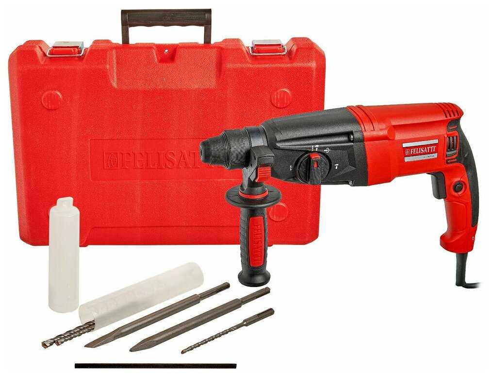 Перфоратор Felisatti П-26/800ЭР(М) SDS+ (кейс+оснастка) фотография 6