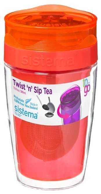 Термокружка Sistema Twist‘n’Sip Tea To Go, 0.37 л фотография 5