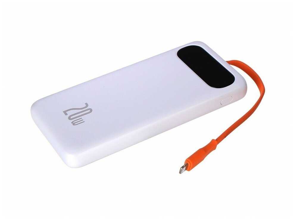 Портативный аккумулятор BASEUS Block Digital Display Quick Charge Power Bank 10000 mAh (20W) фотография 9