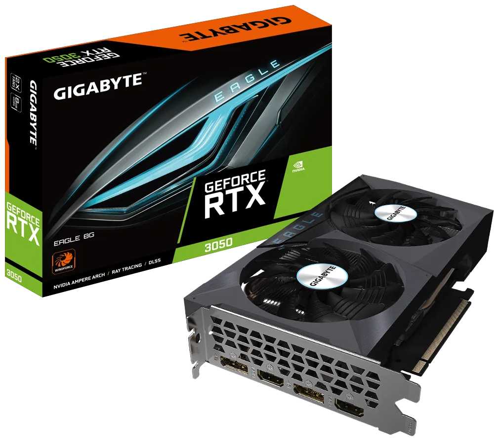 Видеокарта GIGABYTE GeForce RTX 3050 EAGLE 8G (GV-N3050EAGLE-8GD) фотография 7