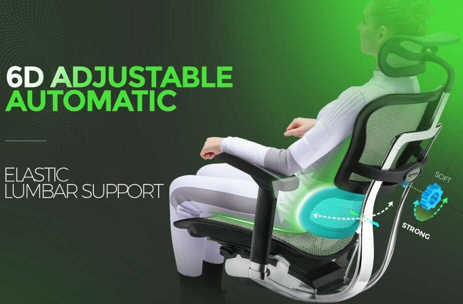 Компьютерное кресло Comfort Seating ERGOHUMAN 2 LUXURY Electric Control (2023) фотография 12