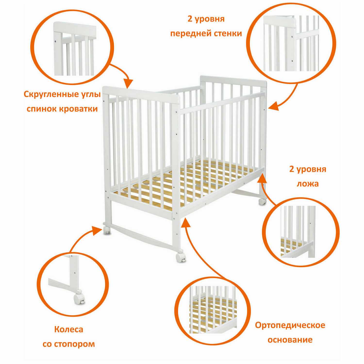 Кроватка MALIKA Little Rabbit фотография 11