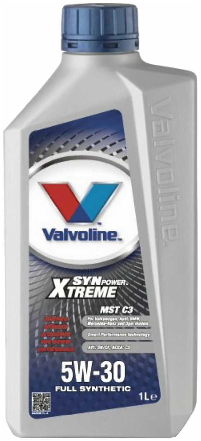 Синтетическое моторное масло VALVOLINE SynPower Xtreme MST C3 5W-30