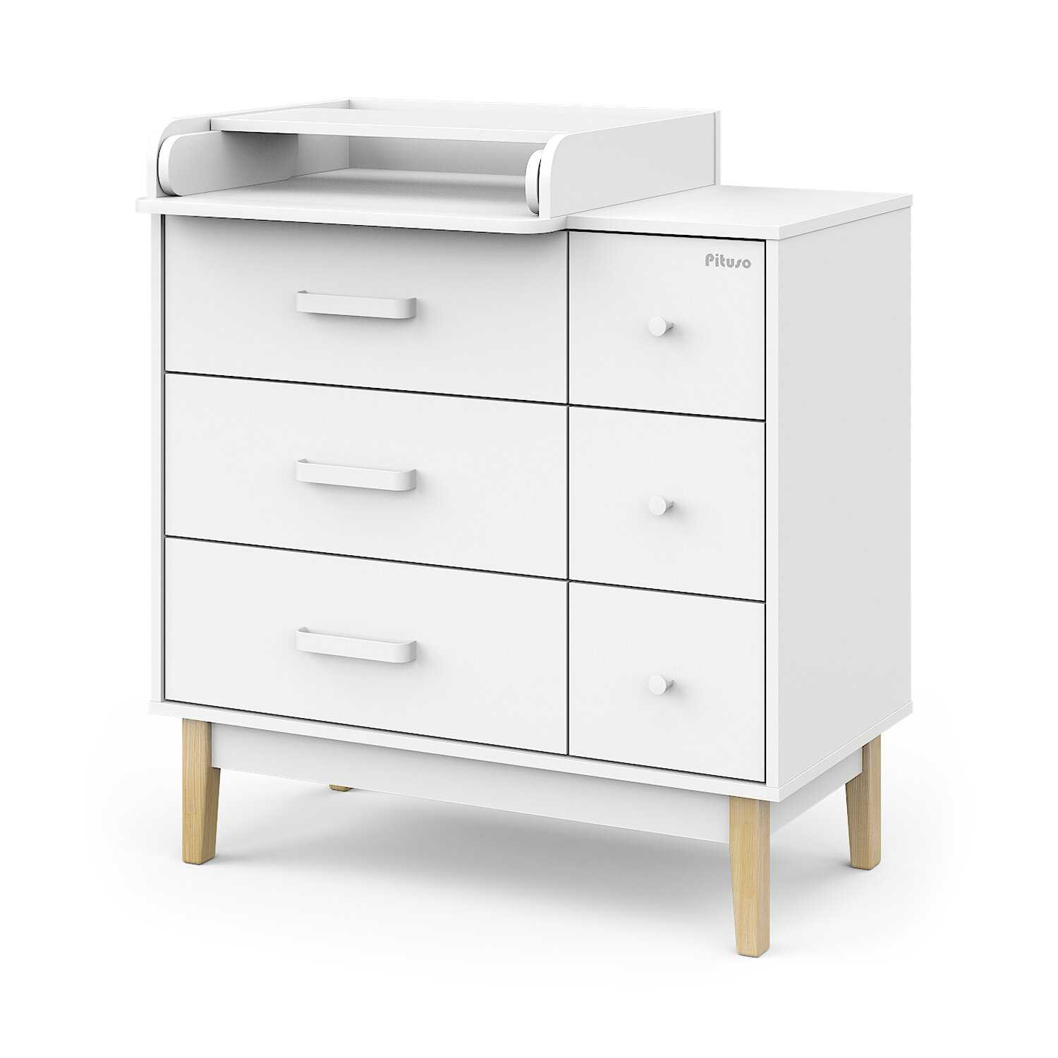 Комод пеленальный Pituso Kids Vintage Premium (6 ящиков) фотография 6