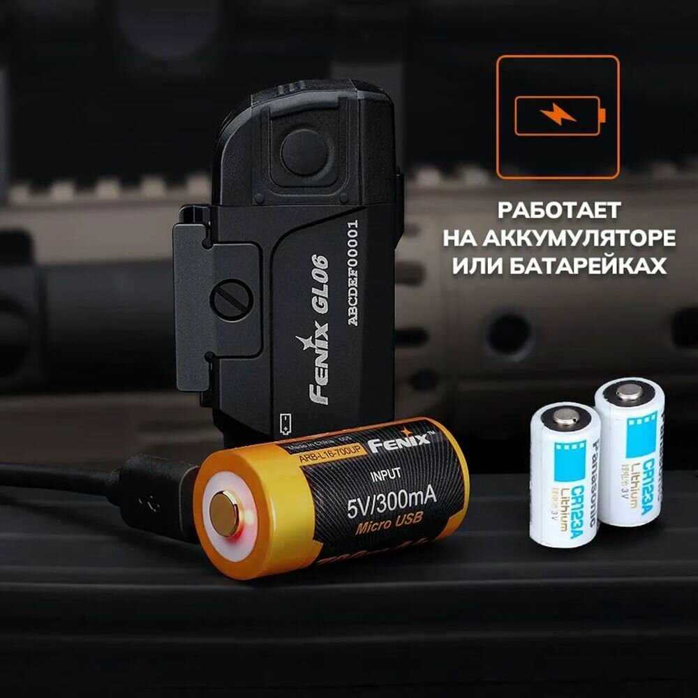 Пистолетный фонарь Fenix GL06-365 (Sig-Sauer P365) фотография 16