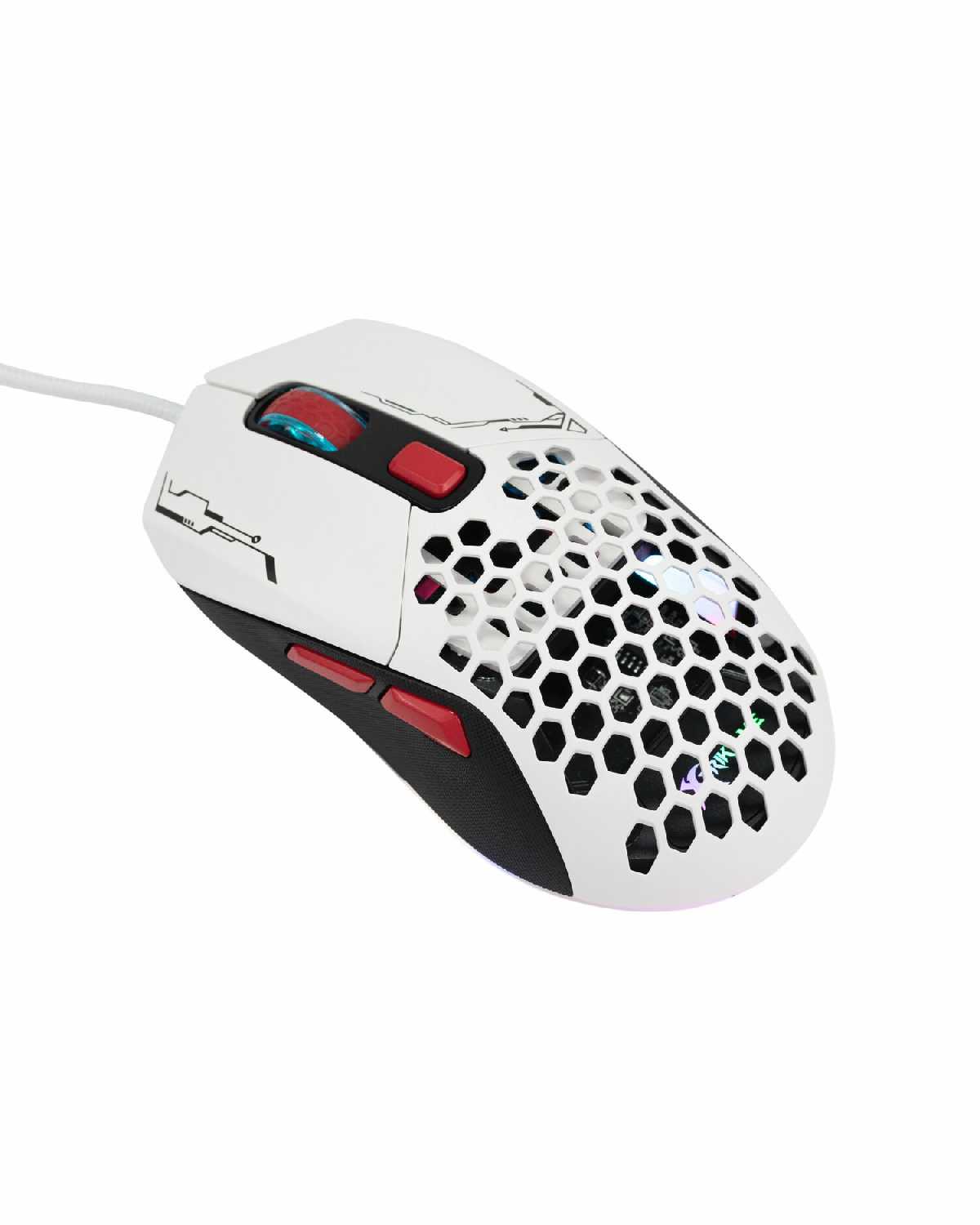 Беспроводная компьютерная игровая мышь GW-610 RGB USB 2.4G фотография 12
