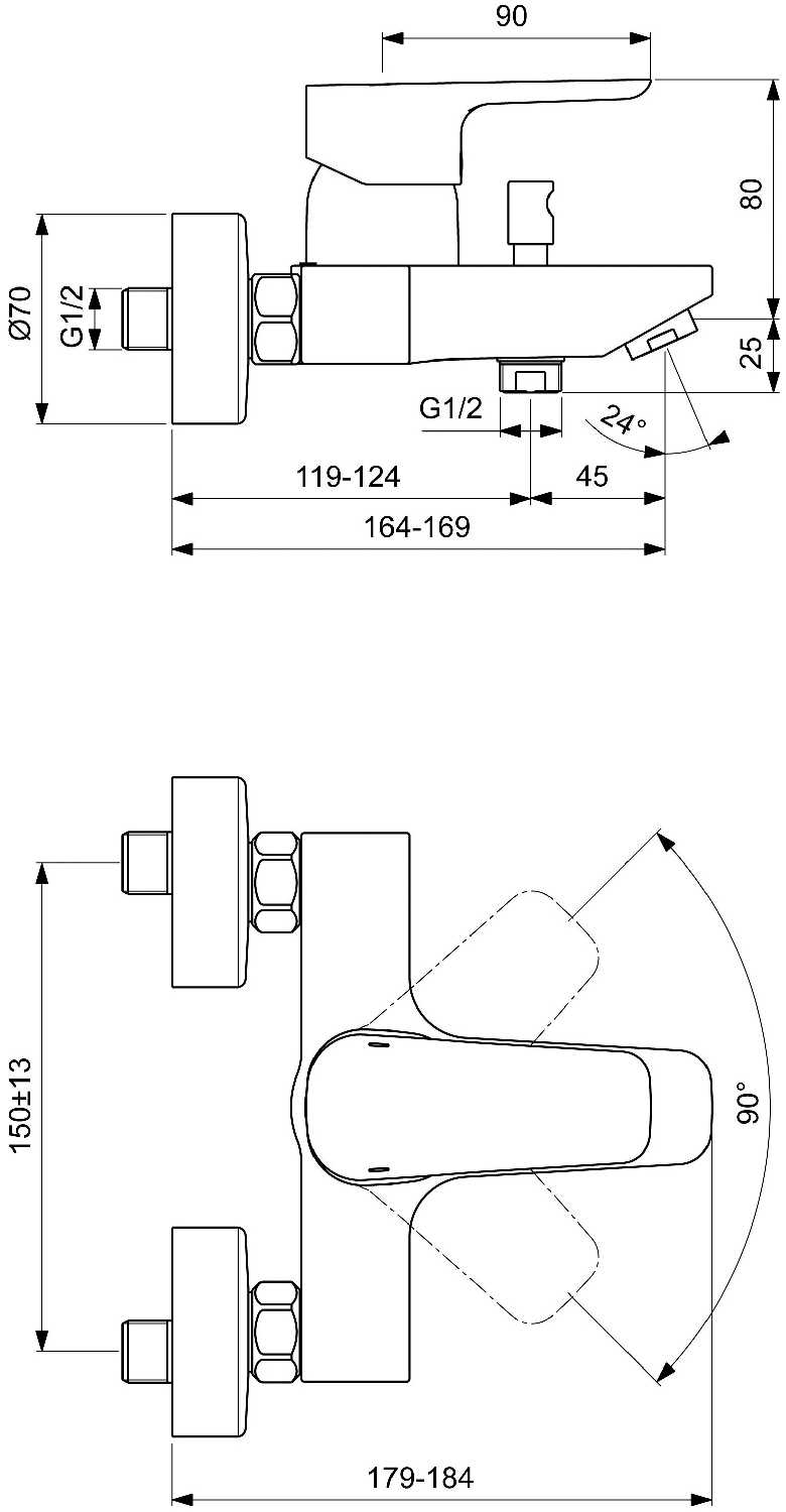 Смеситель Ideal Standard B0718AA фотография 3