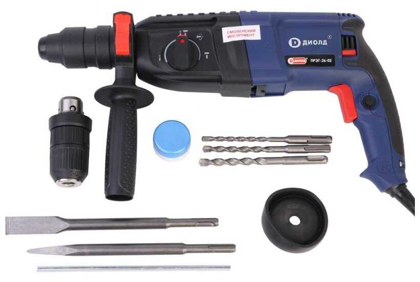 Перфоратор ДИОЛД ПРЭГ-26-02 (10051200), без аккумулятора, 900 Вт фотография 6