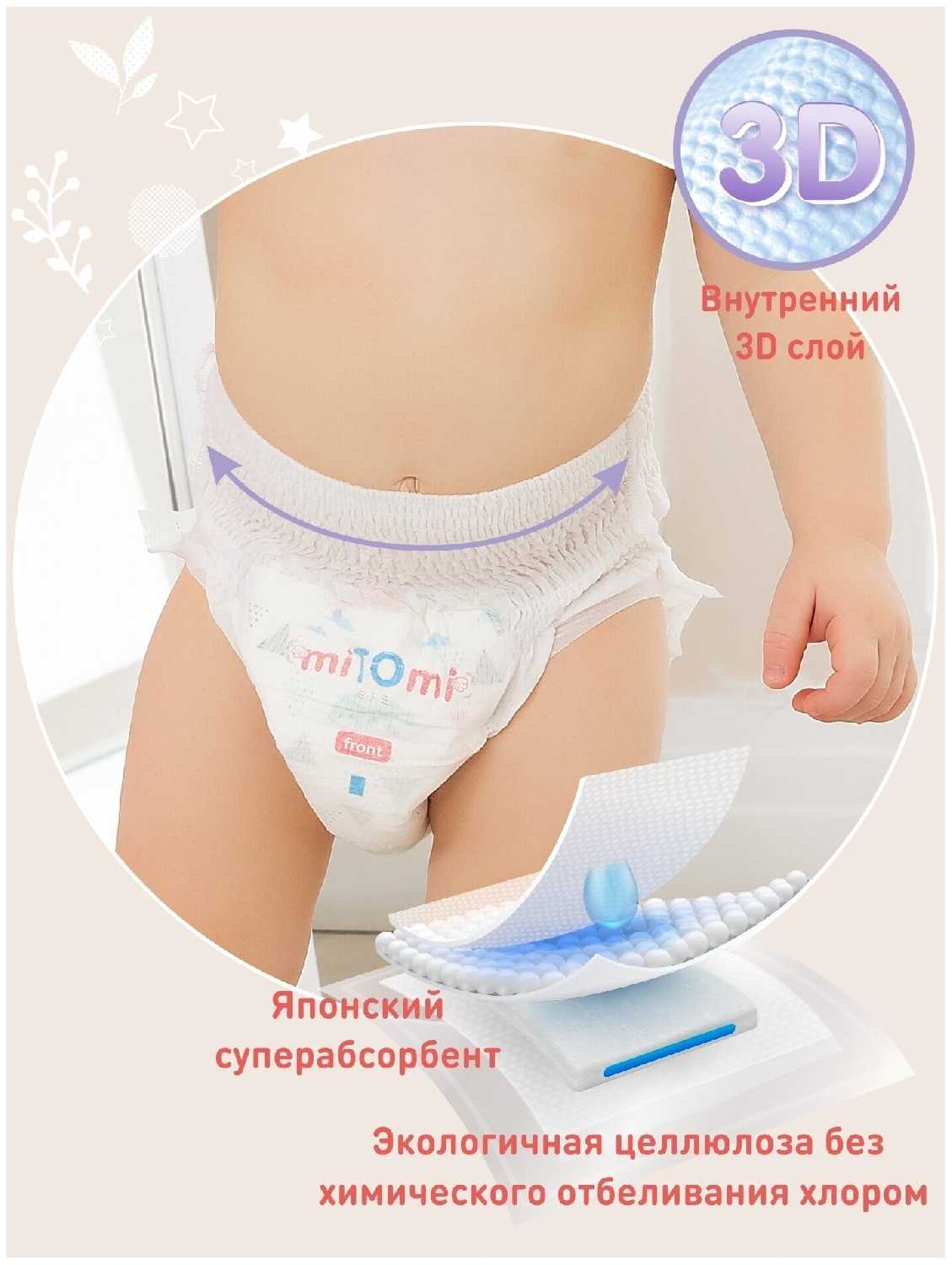 Подгузники-трусики miTOmi Premium (12-20 кг) фотография 1