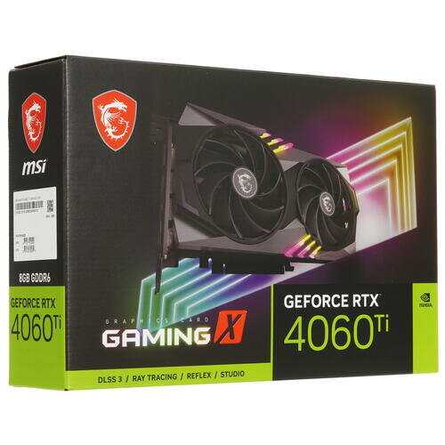 Видеокарта MSI GeForce RTX 4060 Ti GAMING X (8G) фотография 10