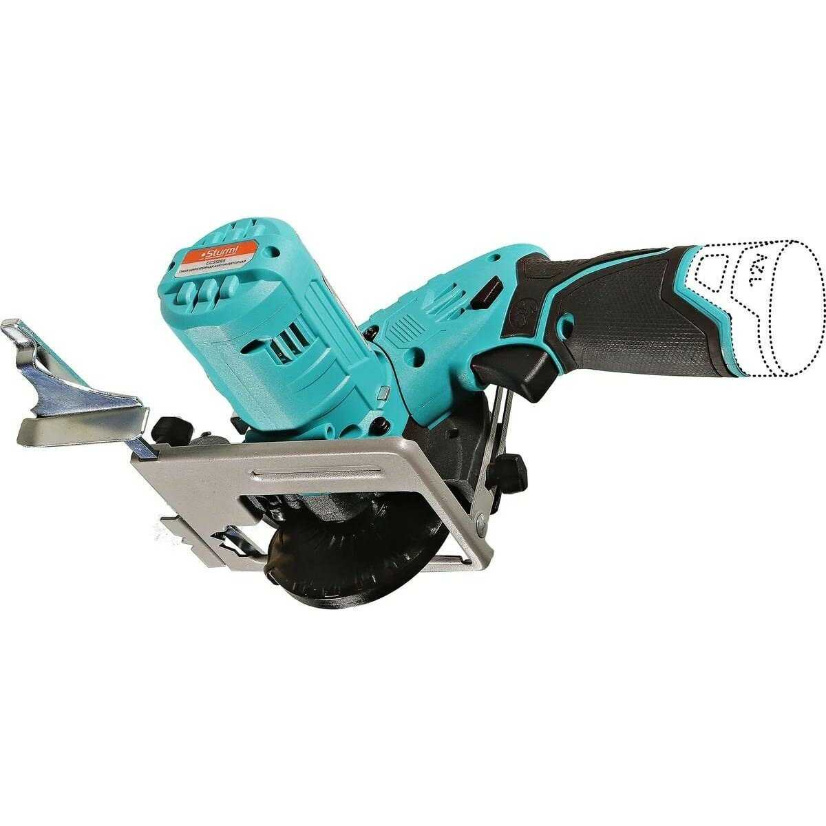 Аккумуляторная циркулярная пила Sturm! Циркулярная пила (CCS1285) фотография 19